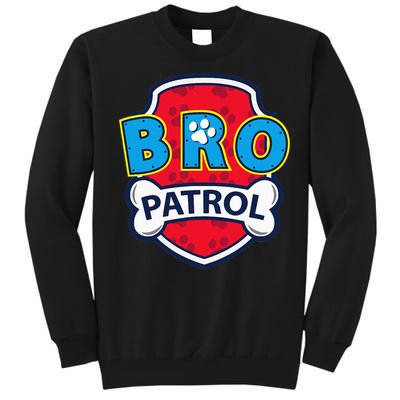 Funny Brother Patrol Dog Brother Tall Sweatshirt