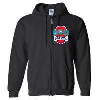 Funny Brother Patrol Dog Brother Full Zip Hoodie