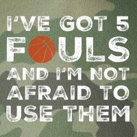 Funny Basketball Player - Hoops 5 Fouls Legacy Tie Dye Trucker Hat