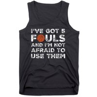 Funny Basketball Player - Hoops 5 Fouls Tank Top