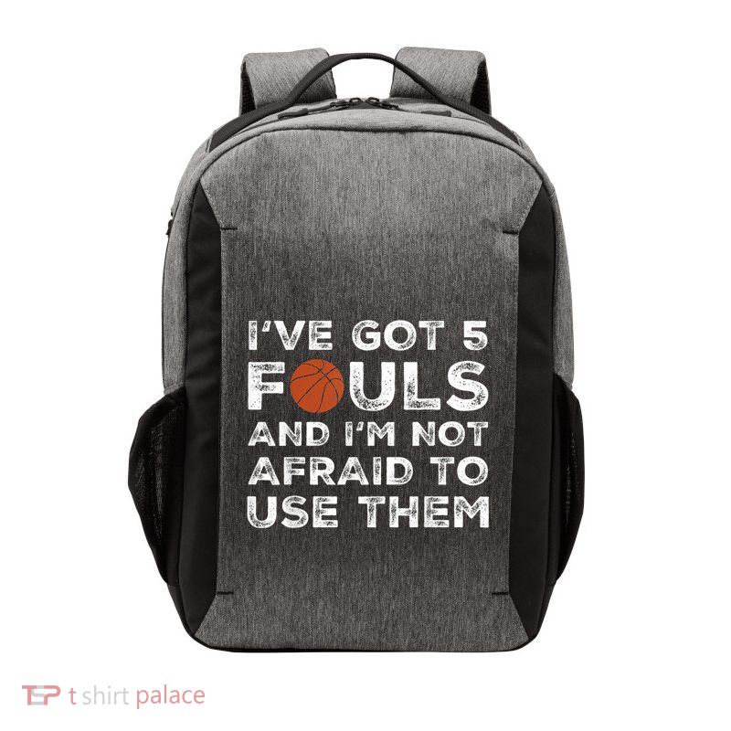 Funny Basketball Player - Hoops 5 Fouls Vector Backpack