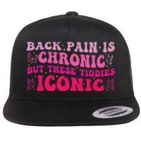 Funny Back Pain Is Chronic But These Tiddies Iconic Flat Bill Trucker Hat