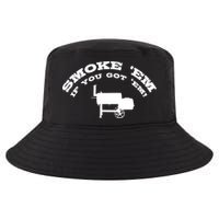 Funny Bbq Pit Offset Smoker Accessory Pitmaster Sweagift Cool Comfort Performance Bucket Hat