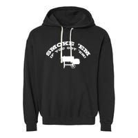 Funny Bbq Pit Offset Smoker Accessory Pitmaster Sweagift Garment-Dyed Fleece Hoodie