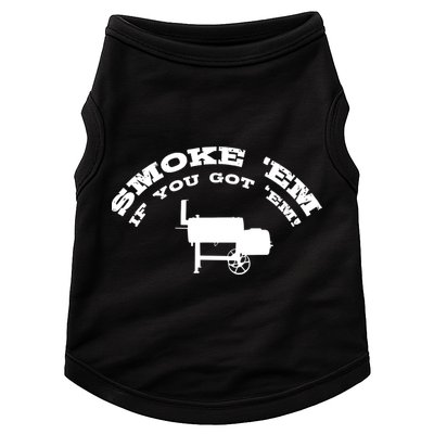 Funny Bbq Pit Offset Smoker Accessory Pitmaster Sweagift Doggie Tank