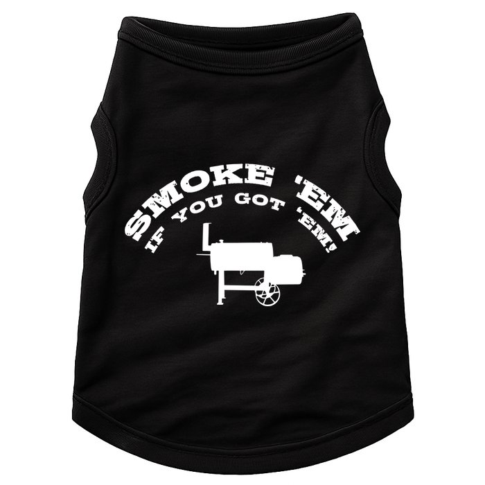 Funny Bbq Pit Offset Smoker Accessory Pitmaster Sweagift Doggie Tank