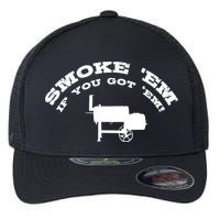 Funny Bbq Pit Offset Smoker Accessory Pitmaster Sweagift Flexfit Unipanel Trucker Cap