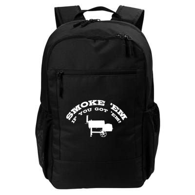 Funny Bbq Pit Offset Smoker Accessory Pitmaster Sweagift Backpack