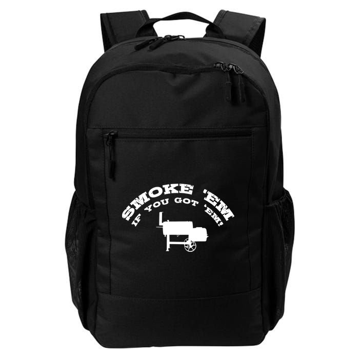 Funny Bbq Pit Offset Smoker Accessory Pitmaster Sweagift Backpack