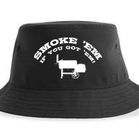 Funny Bbq Pit Offset Smoker Accessory Pitmaster Sweagift Sustainable Bucket Hat