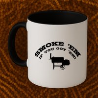 Funny Bbq Pit Offset Smoker Accessory Pitmaster Sweagift Mug