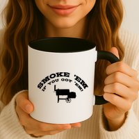Funny Bbq Pit Offset Smoker Accessory Pitmaster Sweagift Mug