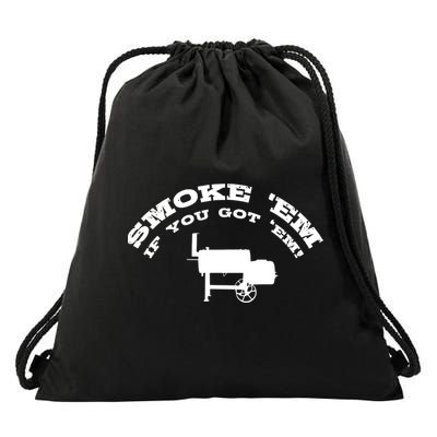 Funny Bbq Pit Offset Smoker Accessory Pitmaster Sweagift Drawstring Bag