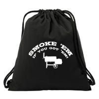 Funny Bbq Pit Offset Smoker Accessory Pitmaster Sweagift Drawstring Bag