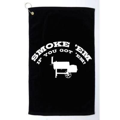 Funny Bbq Pit Offset Smoker Accessory Pitmaster Sweagift Golf Towel