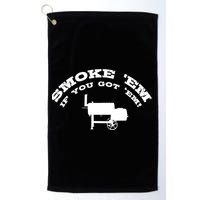 Funny Bbq Pit Offset Smoker Accessory Pitmaster Sweagift Golf Towel