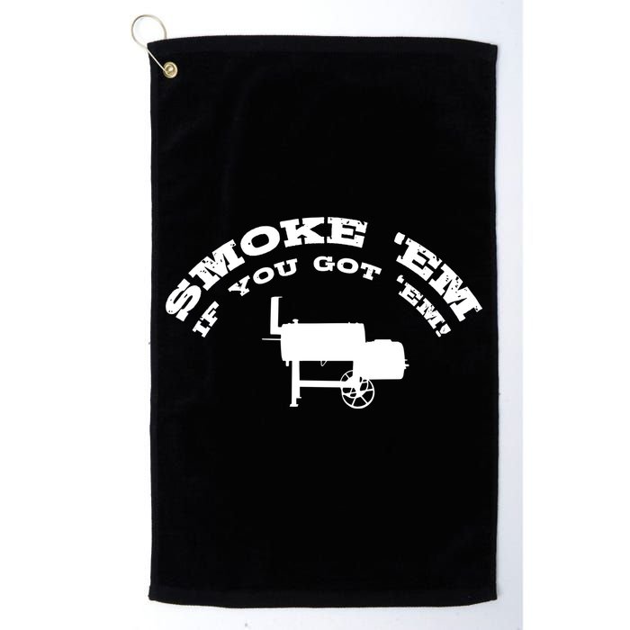 Funny Bbq Pit Offset Smoker Accessory Pitmaster Sweagift Golf Towel