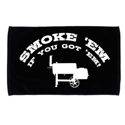Funny Bbq Pit Offset Smoker Accessory Pitmaster Sweagift Microfiber Hand Towel