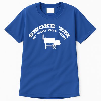 Funny Bbq Pit Offset Smoker Accessory Pitmaster Sweagift Tall T-Shirt
