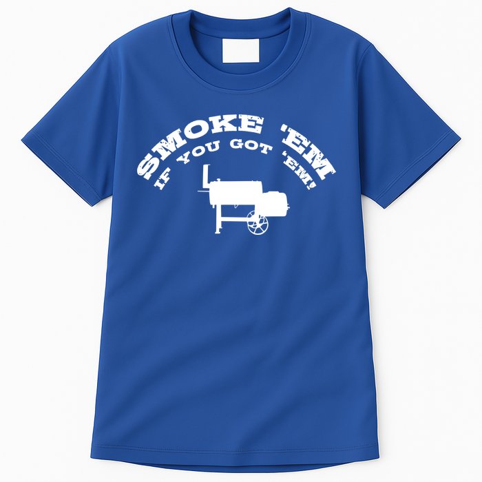 Funny Bbq Pit Offset Smoker Accessory Pitmaster Sweagift Tall T-Shirt