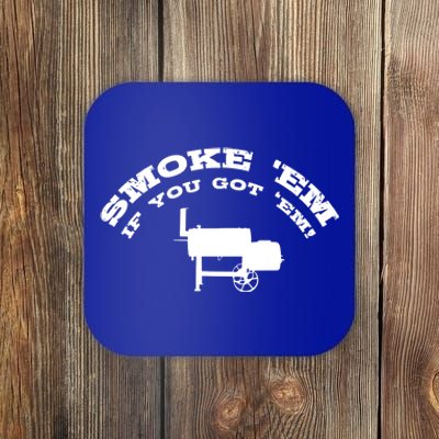 Funny Bbq Pit Offset Smoker Accessory Pitmaster Sweagift Coaster