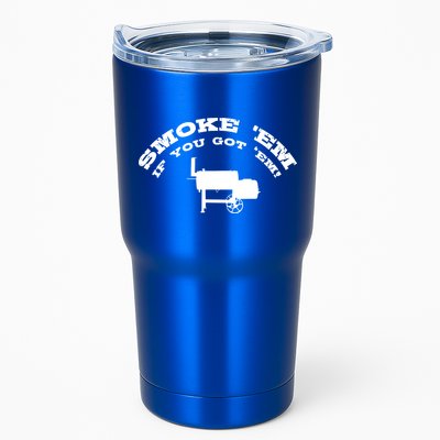 Funny Bbq Pit Offset Smoker Accessory Pitmaster Sweagift Tumbler