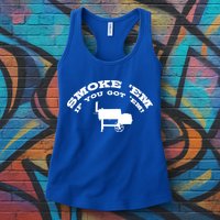 Funny Bbq Pit Offset Smoker Accessory Pitmaster Sweagift Womens Tank Top