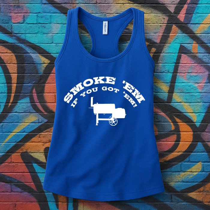 Funny Bbq Pit Offset Smoker Accessory Pitmaster Sweagift Womens Tank Top