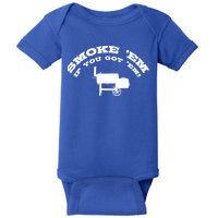 Funny Bbq Pit Offset Smoker Accessory Pitmaster Sweagift Baby Bodysuit
