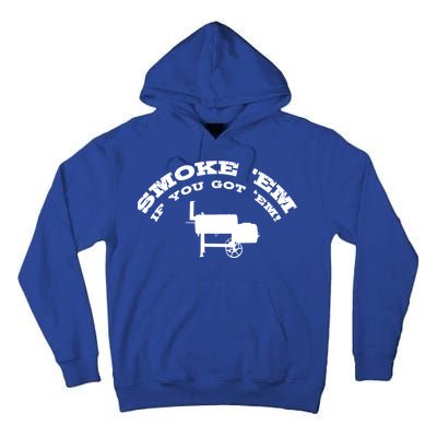 Funny Bbq Pit Offset Smoker Accessory Pitmaster Sweagift Tall Hoodie