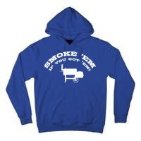 Funny Bbq Pit Offset Smoker Accessory Pitmaster Sweagift Tall Hoodie