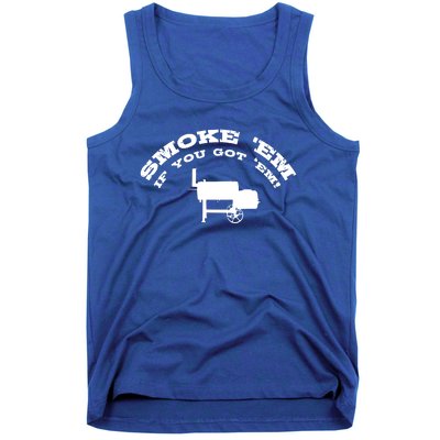 Funny Bbq Pit Offset Smoker Accessory Pitmaster Sweagift Tank Top