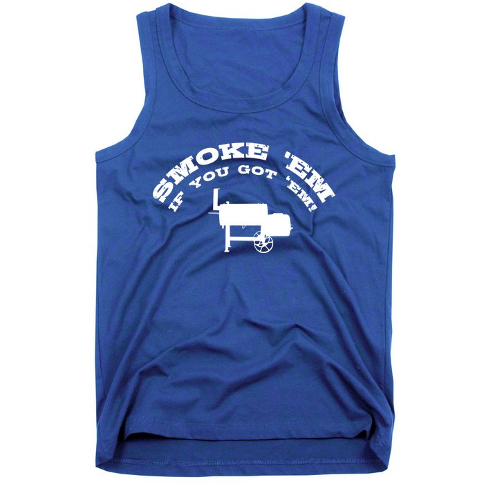 Funny Bbq Pit Offset Smoker Accessory Pitmaster Sweagift Tank Top
