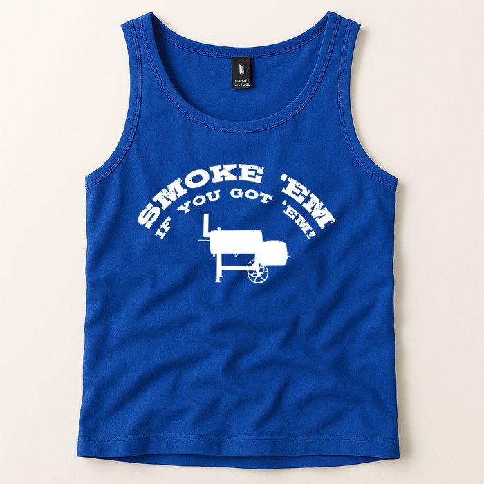Funny Bbq Pit Offset Smoker Accessory Pitmaster Sweagift Tank Top