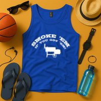 Funny Bbq Pit Offset Smoker Accessory Pitmaster Sweagift Tank Top