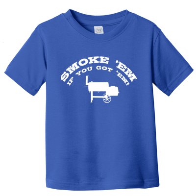 Funny Bbq Pit Offset Smoker Accessory Pitmaster Sweagift Toddler T-Shirt