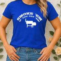 Funny Bbq Pit Offset Smoker Accessory Pitmaster Sweagift Womens T-Shirt