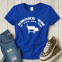 Funny Bbq Pit Offset Smoker Accessory Pitmaster Sweagift Womens T-Shirt