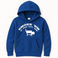 Funny Bbq Pit Offset Smoker Accessory Pitmaster Sweagift Kids Hoodie