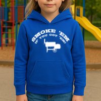 Funny Bbq Pit Offset Smoker Accessory Pitmaster Sweagift Kids Hoodie