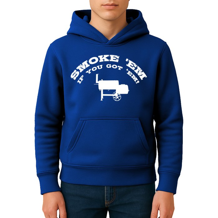 Funny Bbq Pit Offset Smoker Accessory Pitmaster Sweagift Kids Hoodie