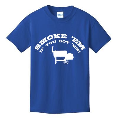 Funny Bbq Pit Offset Smoker Accessory Pitmaster Sweagift Kids T-Shirt