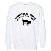 Funny Bbq Pit Offset Smoker Accessory Pitmaster Sweagift Garment-Dyed Sweatshirt