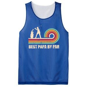 Funny Best Papa By Par FatherS Day Golf Gift Mesh Reversible Basketball Jersey Tank