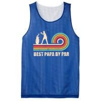 Funny Best Papa By Par FatherS Day Golf Gift Mesh Reversible Basketball Jersey Tank