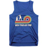 Funny Best Papa By Par FatherS Day Golf Gift Tank Top