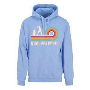 Funny Best Papa By Par FatherS Day Golf Gift Unisex Surf Hoodie