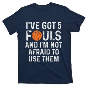 Funny Basketball Player Hoops 5 Fouls T-Shirt