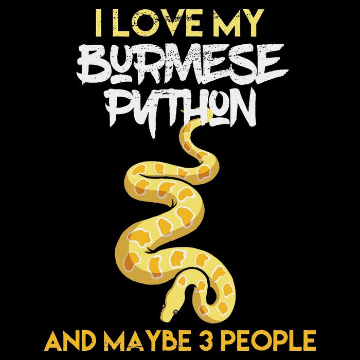 Funny Burmese Python Gift For Snake Owners Daily Commute Backpack