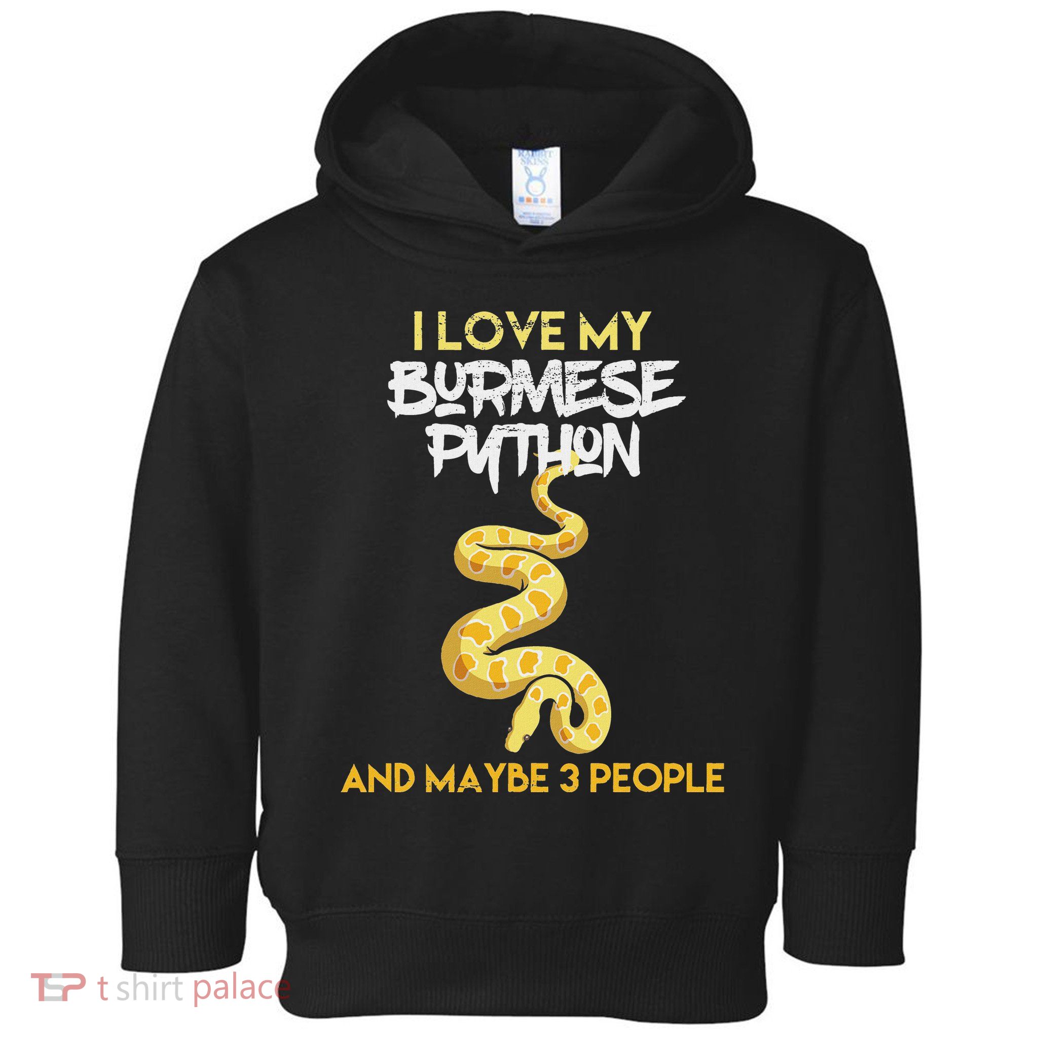 Funny Burmese Python Gift For Snake Owners Toddler Hoodie